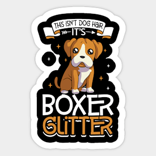 Boxer glitter Sticker